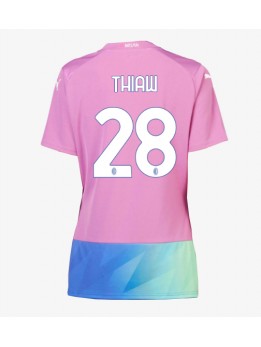 Billige AC Milan Malick Thiaw #28 Tredjedrakt Dame 2023-24 Kortermet